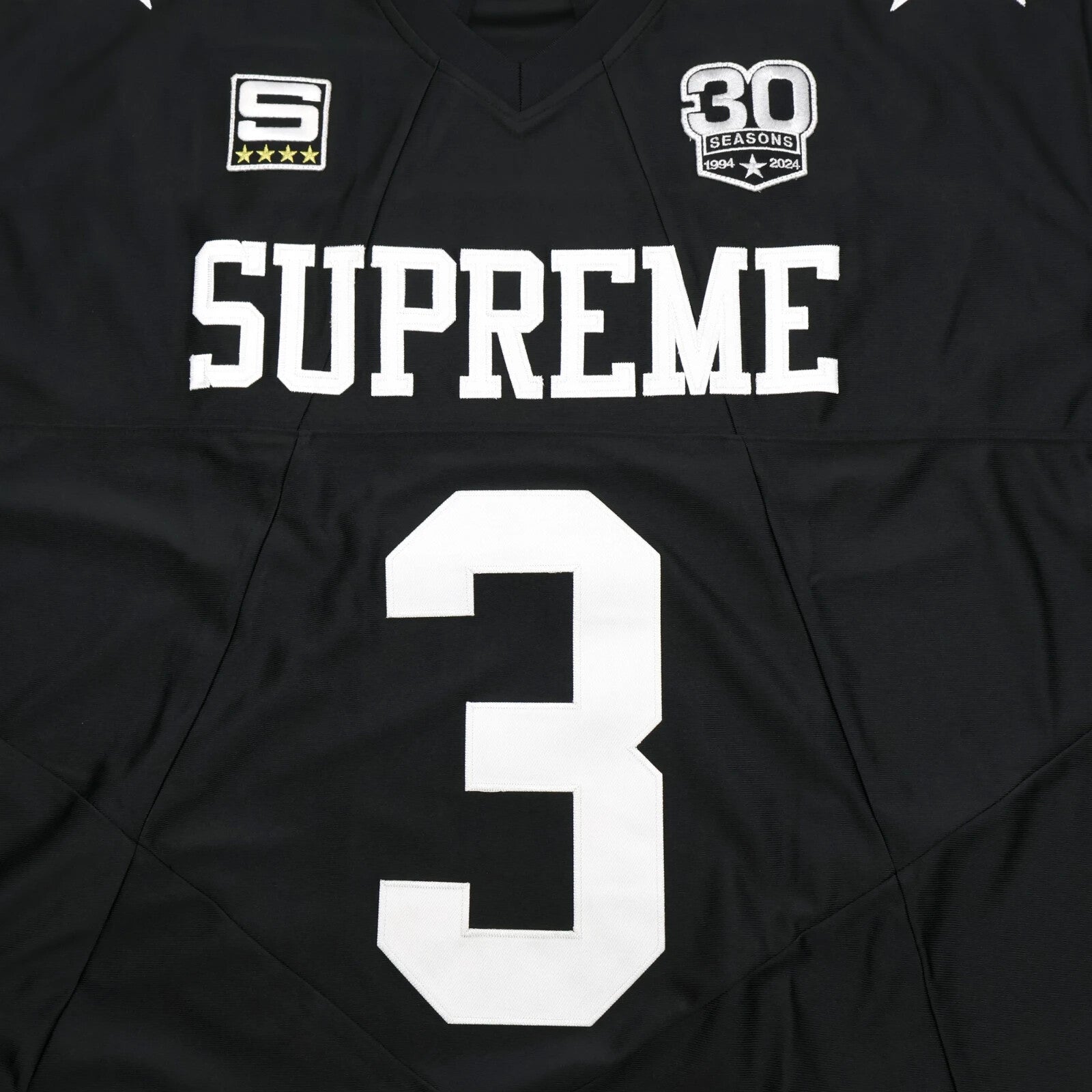 Supreme Star Football Jersey Black
