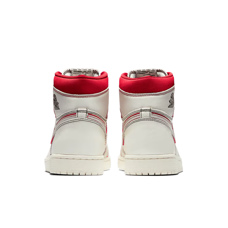 555088-160 Nike Air Jordan 1 Retro High OG "Sail/University Red" (Men's)