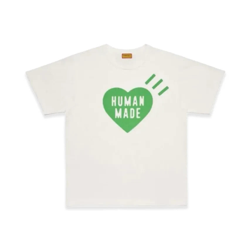 HUMAN MADE Heart T-Shirt Kyoto 1928 Store Limited White HM31TE052