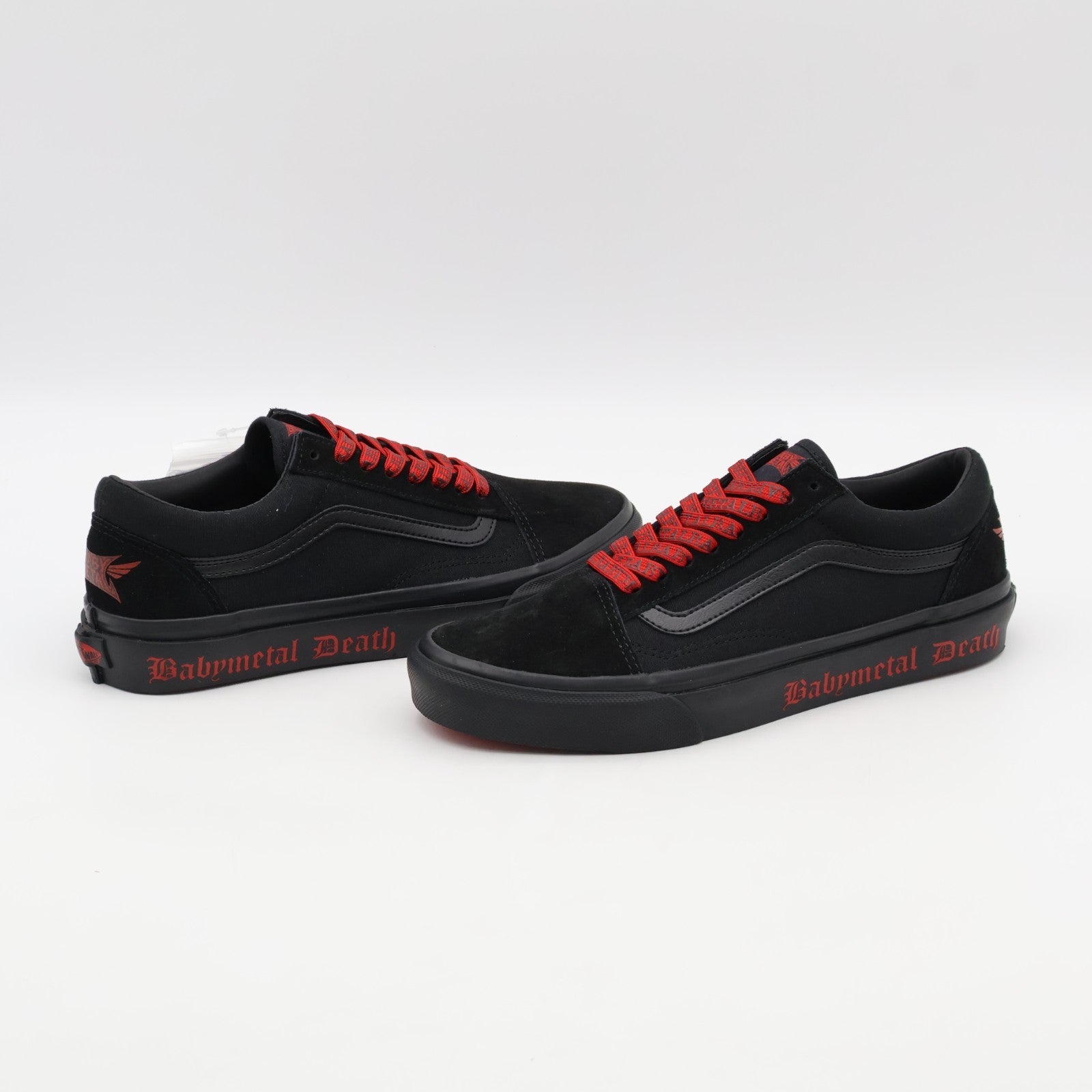 703000-0001 BABYMETAL Vans Old Skool Black Red (V36CF BABYMETAL) (Men's)
