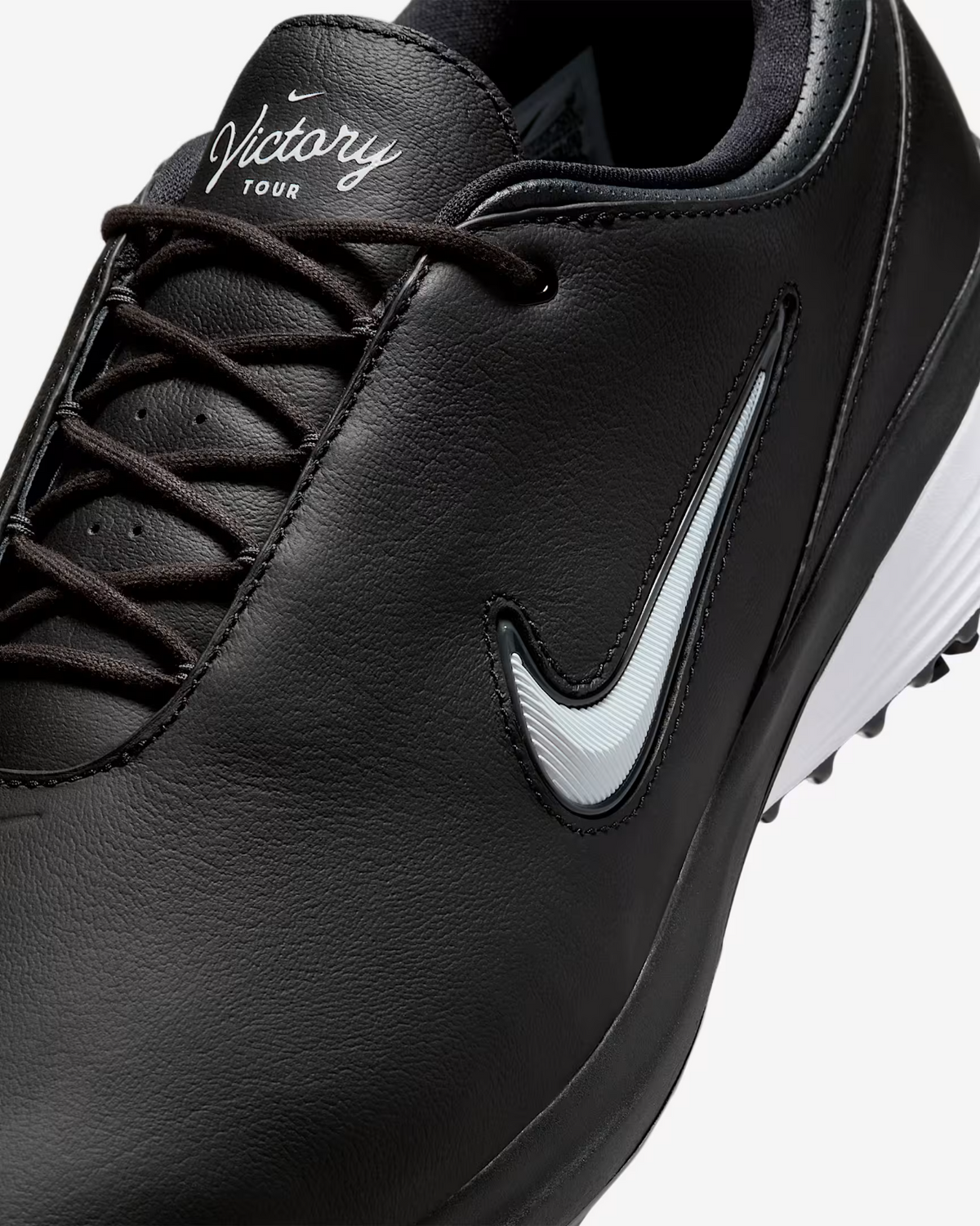HM6542-001 Nike Victory Tour 4 Black Dark Smoke Grey White (Men's)