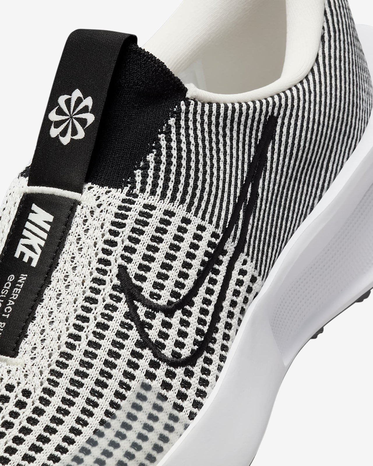 FV5590-002 Nike Interact Run EasyOn Phantom White Black (Men's)