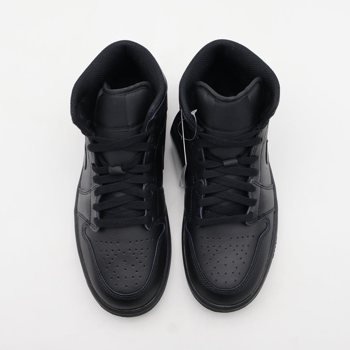 554724-093 Nike Air Jordan 1 Mid Triple Black (Men's)