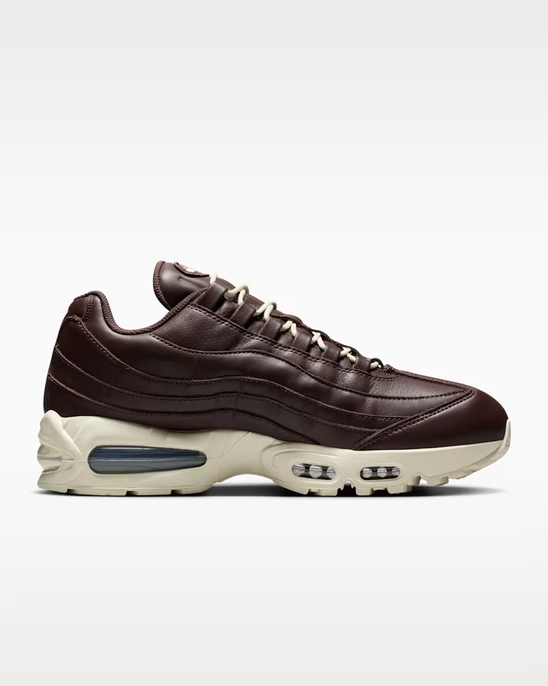 IM0696-200 Nike Air Max 95 Big Bubble Leather Baroque Brown Black (Men's)