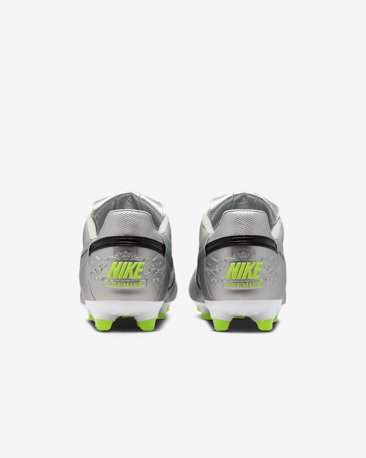 HM0265-004 Nike Premier 3 Firm-Ground Low-Cut Soccer Cleats Metallic (Men's)
