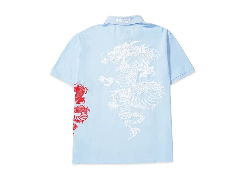 Supreme x The Great China Wall Dragon Polo "Light Blue"