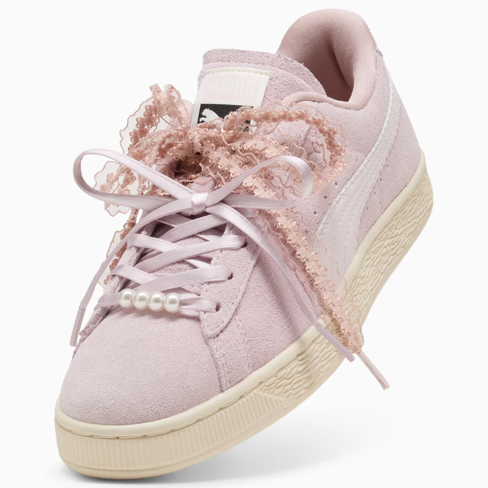 408330-05 Puma Suede Bloom "Misty Pink/Powder Pink" (Women's)