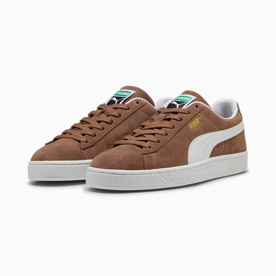 399781-41 Puma Suede Classic "Haute Coffee/PUMA White" (Men's)