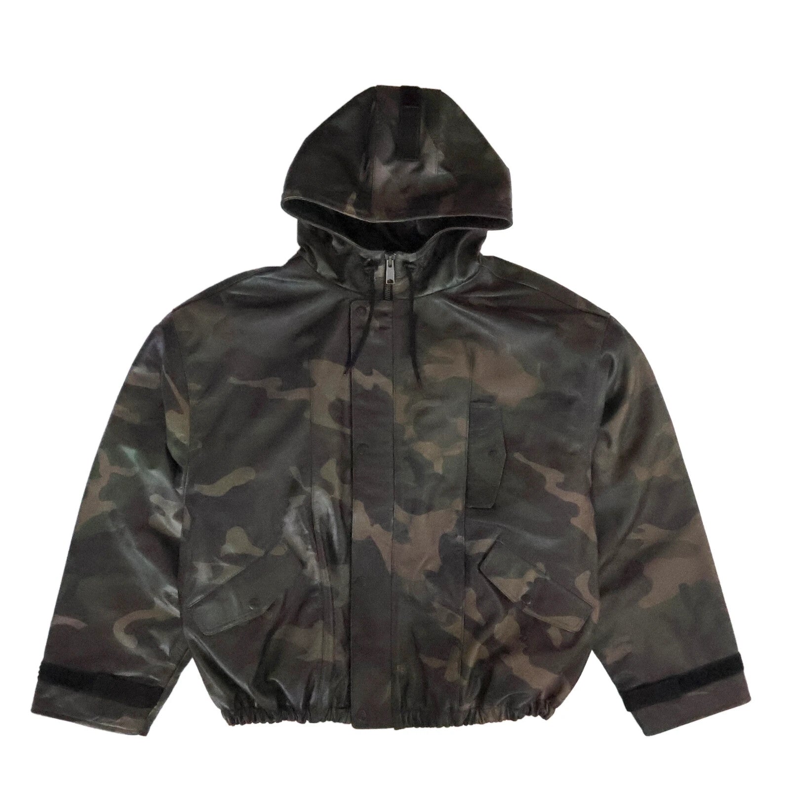 Supreme Marithe Francois Girbaud Hooded Leather Flight Bomber Jacket Camo
