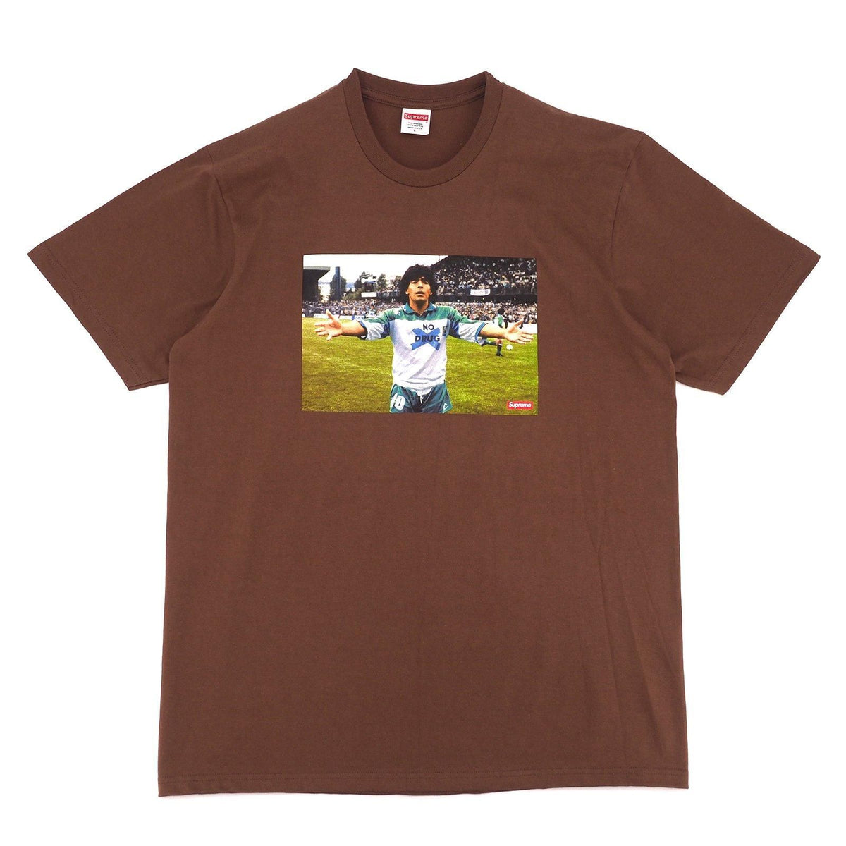 Supreme Maradona Tee Brown