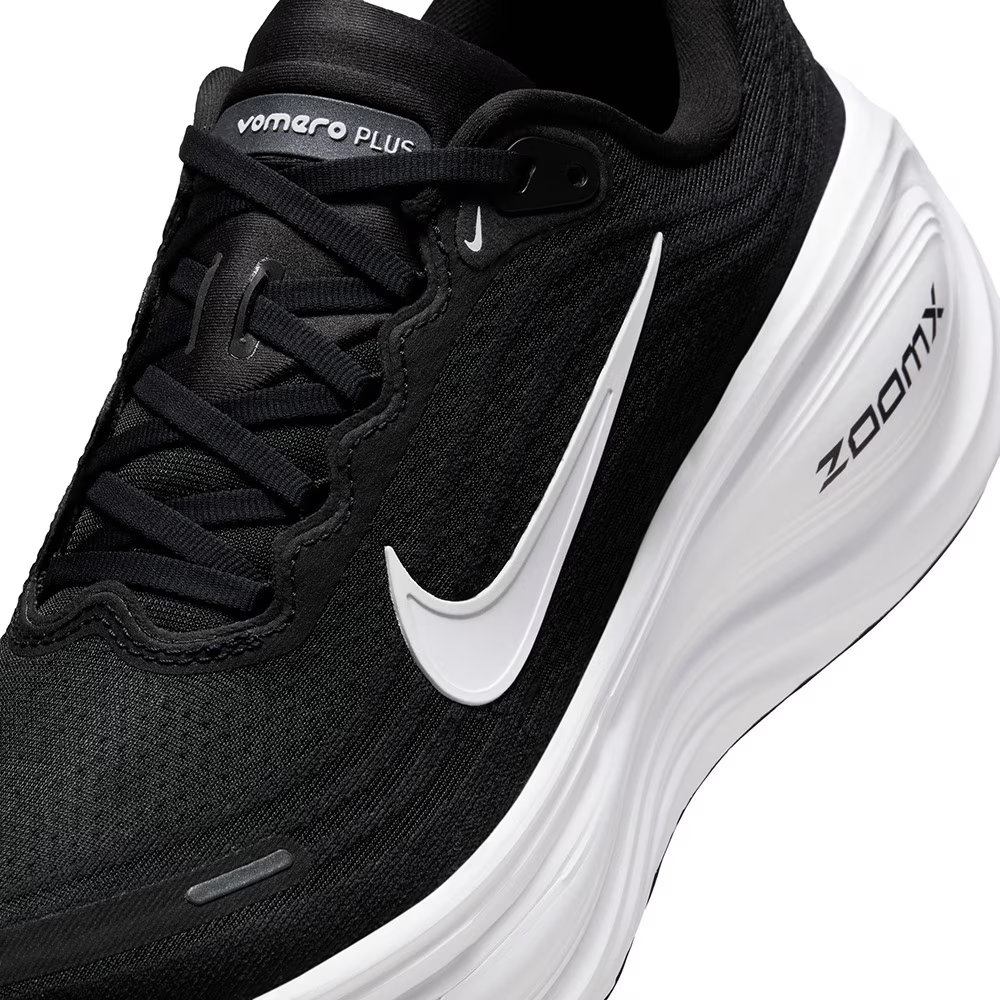 HV8150-002 Nike Vomero Plus Black Cool Grey Metallic Dark Grey White  (Men's)