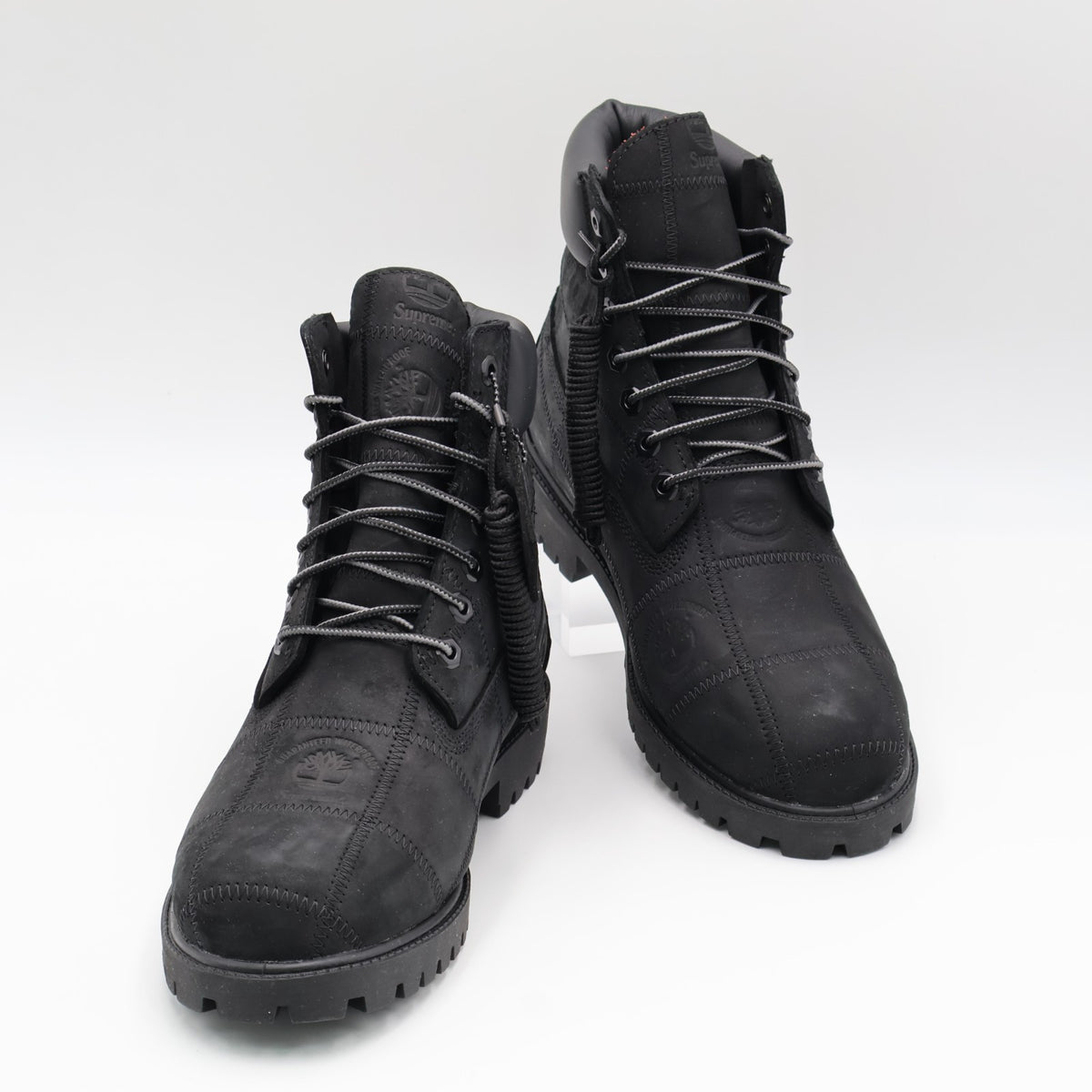 TB0A5TBZW05 Supreme Timberland Patchwork 6 Inch Premium Boot Black (Men's)
