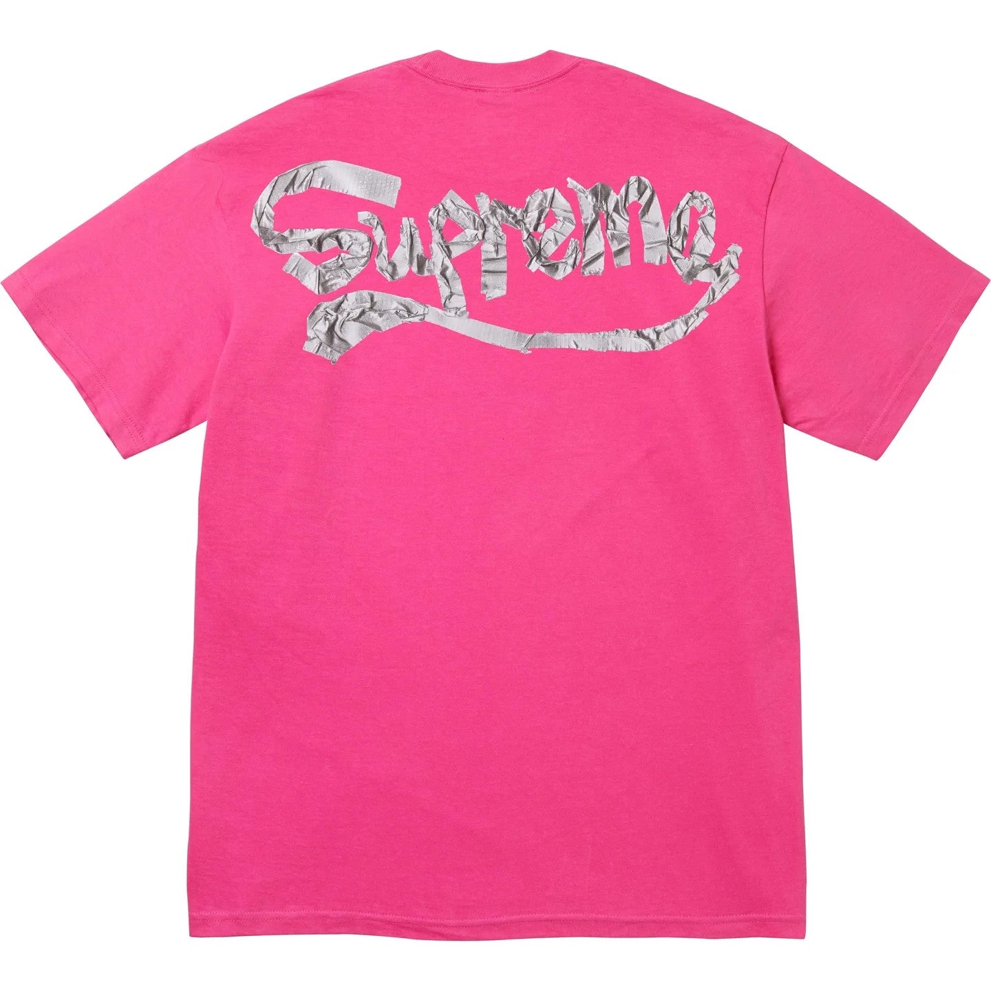 Supreme Tape Tee Fucsia