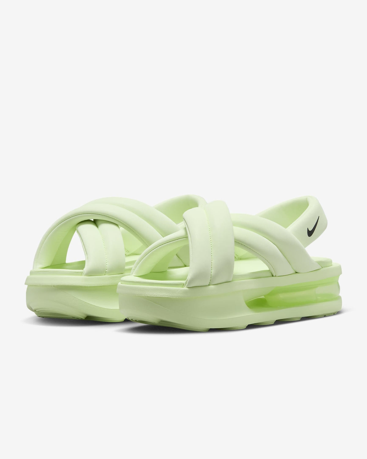 FJ5929-700 Nike Air Max Isla Slide Barely Bolt Bolt Black (Women's)