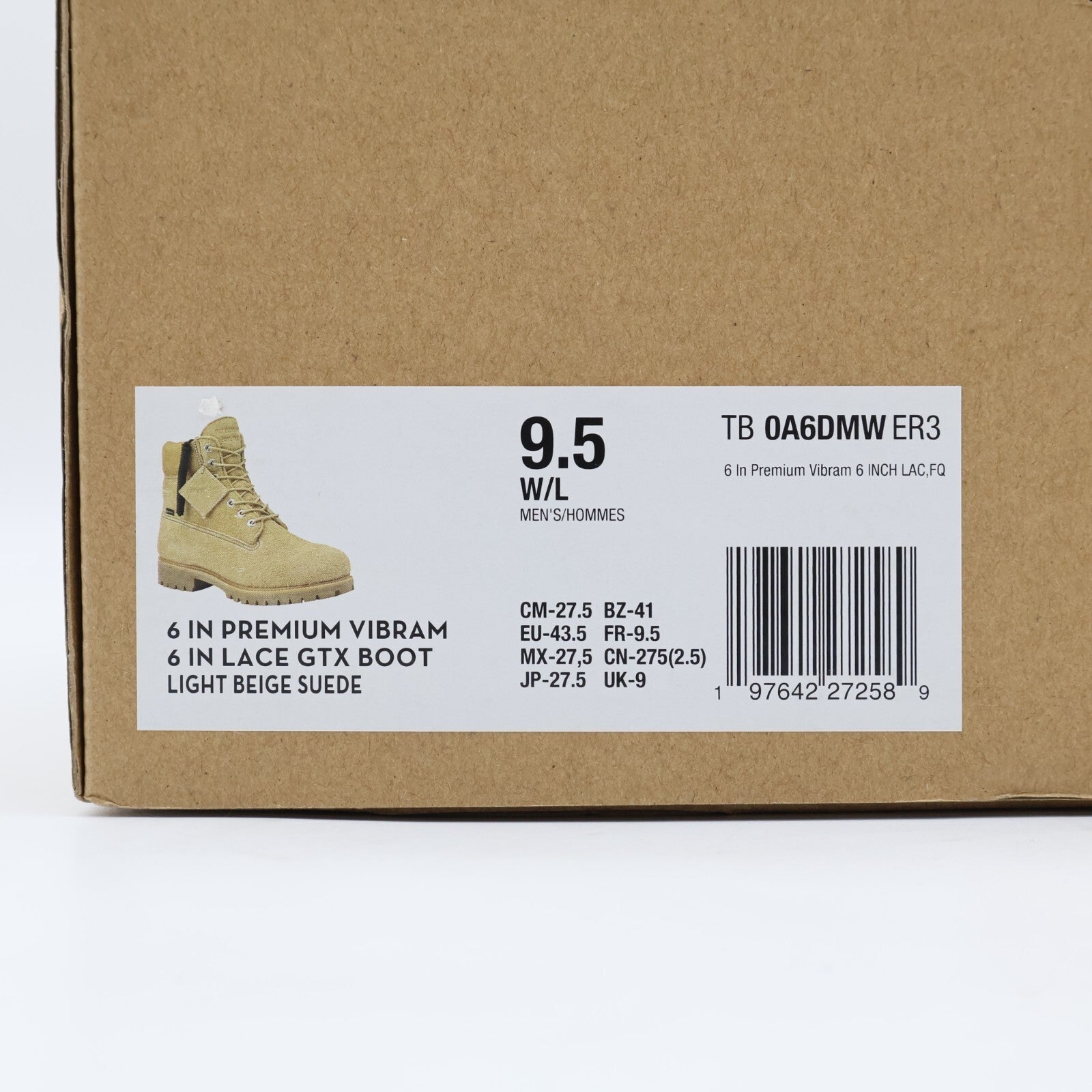 TB0A6DMWER3 nonnative Timberland 6inch Premium Boot Vibram GORE-TEX (Men's)