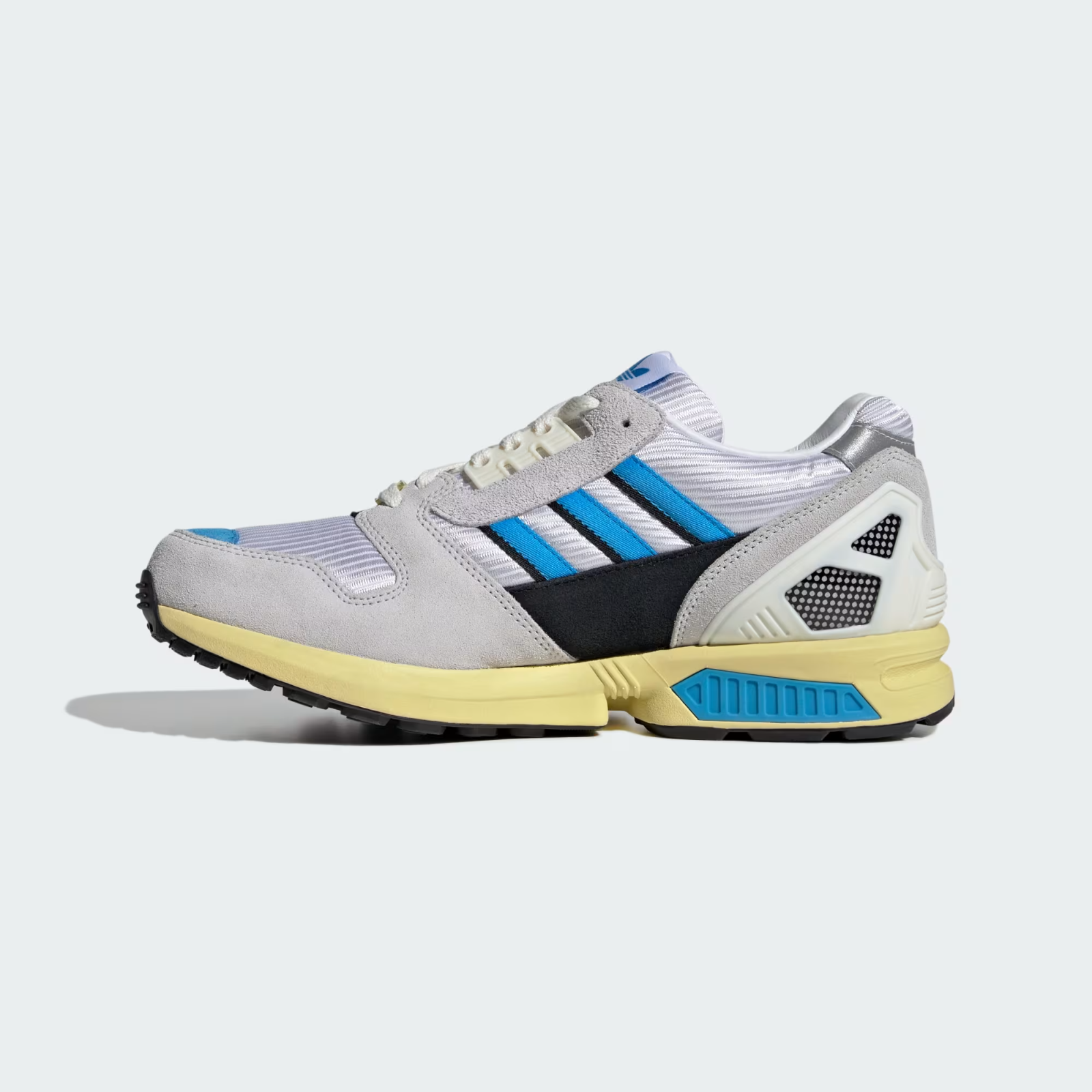 JR4609 adidas ZX 8000 MIG "Cloud White/Lucid Aquamarine/Powder Yellow" (Men's)