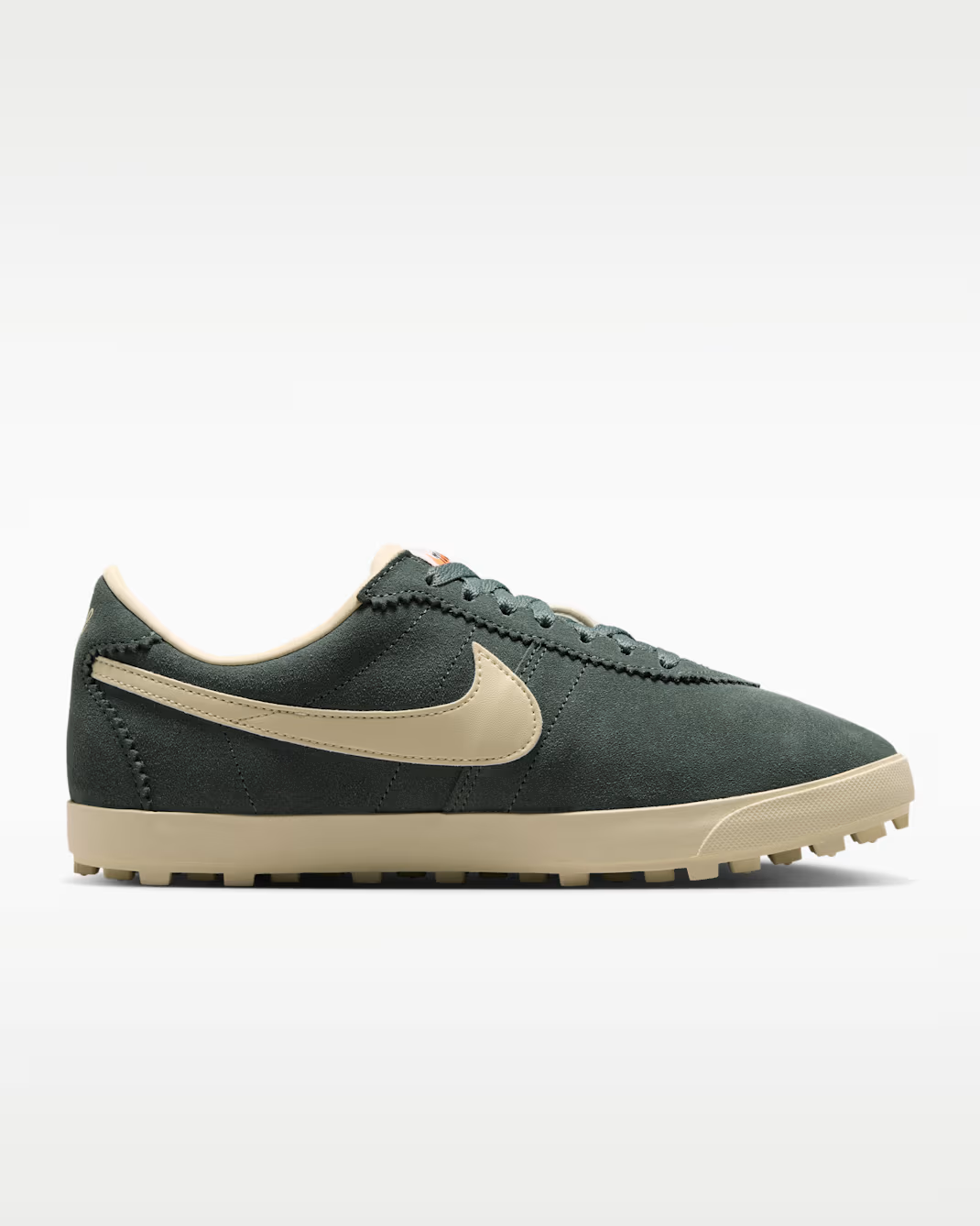 IQ7611-301 Nike Astrograbber Suede "Camo Green/Sail" (Women's)