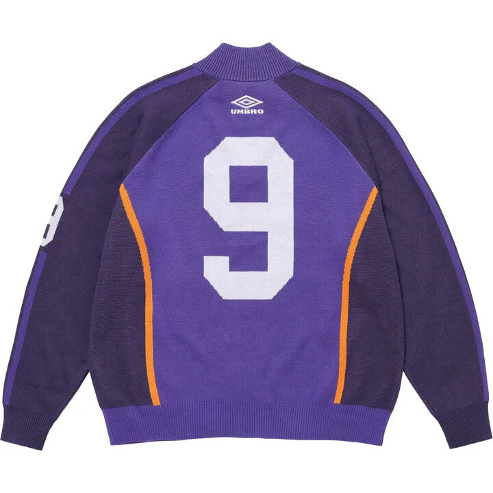 Supreme Umbro Zip Up Sweater Purple