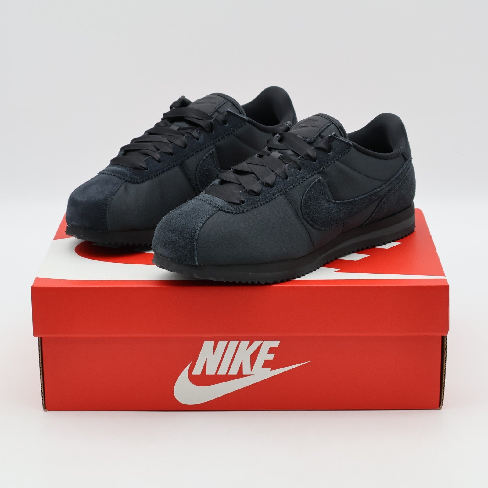 FV5420-002 Nike Women's Cortez Black Satin (Women's)