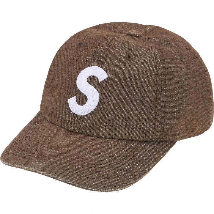 Supreme Cordura Denim S Logo 6-Panel Brown