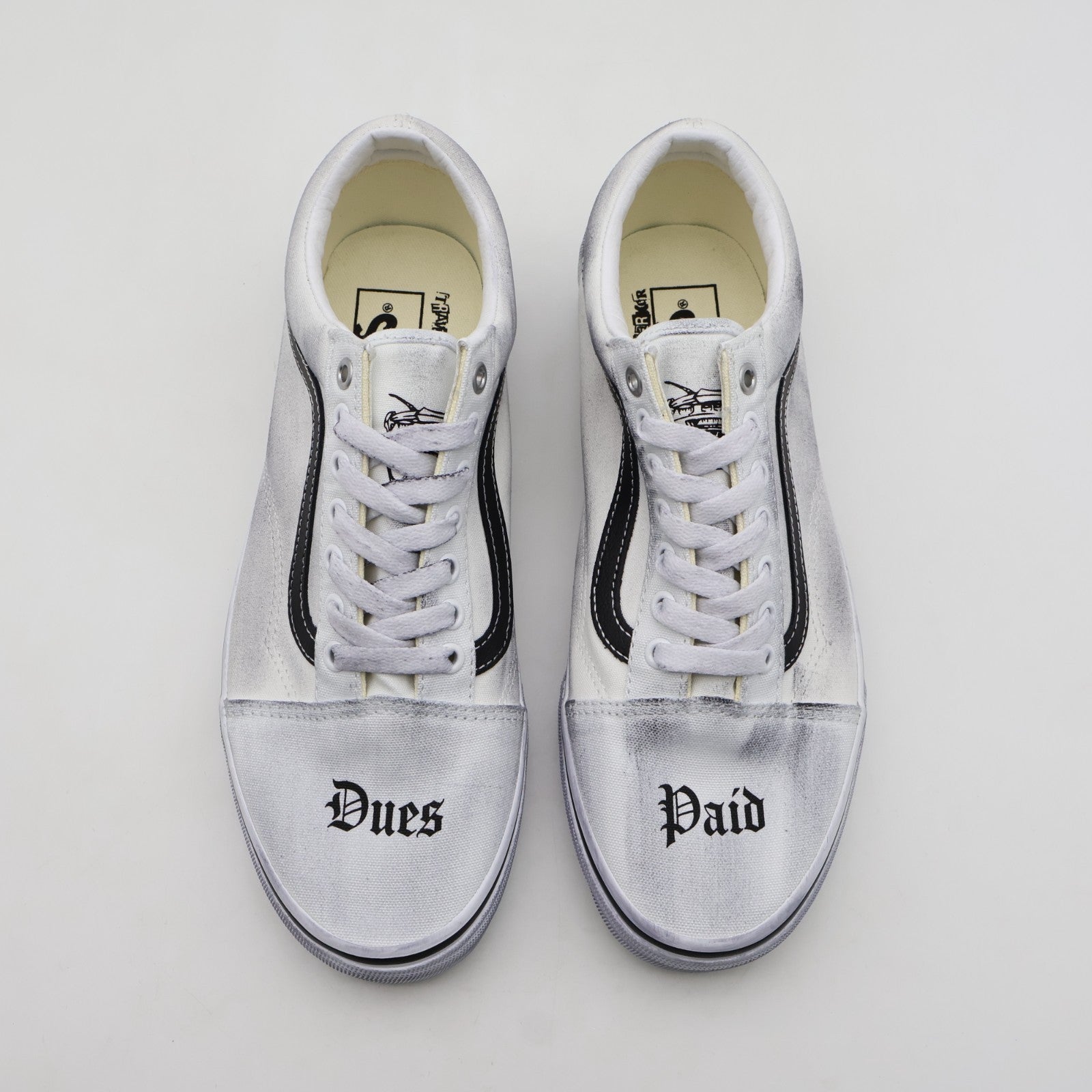 VN000E9TCJ7 Travis Barker Ã Vans Old Skool "Dues Paid/White" (Men's)