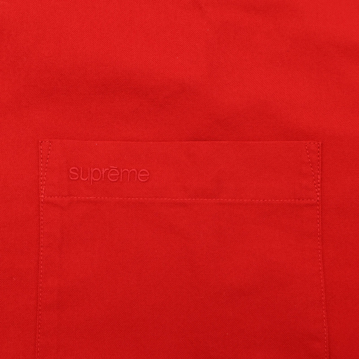 Supreme Loose Fit Oxford S/S Shirt Red