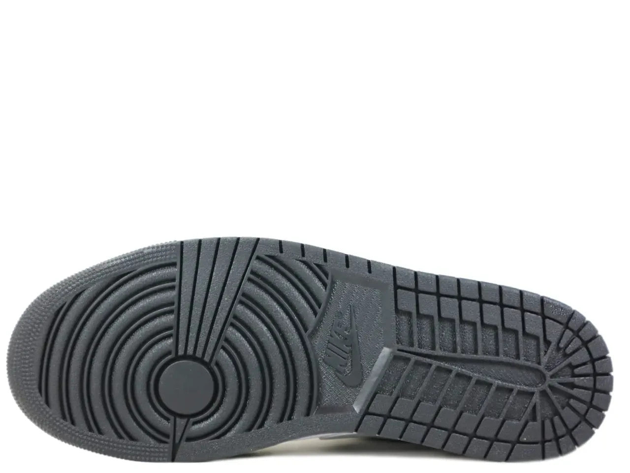 553558-040 Nike Air Jordan 1 Low Grey Black (Men's)