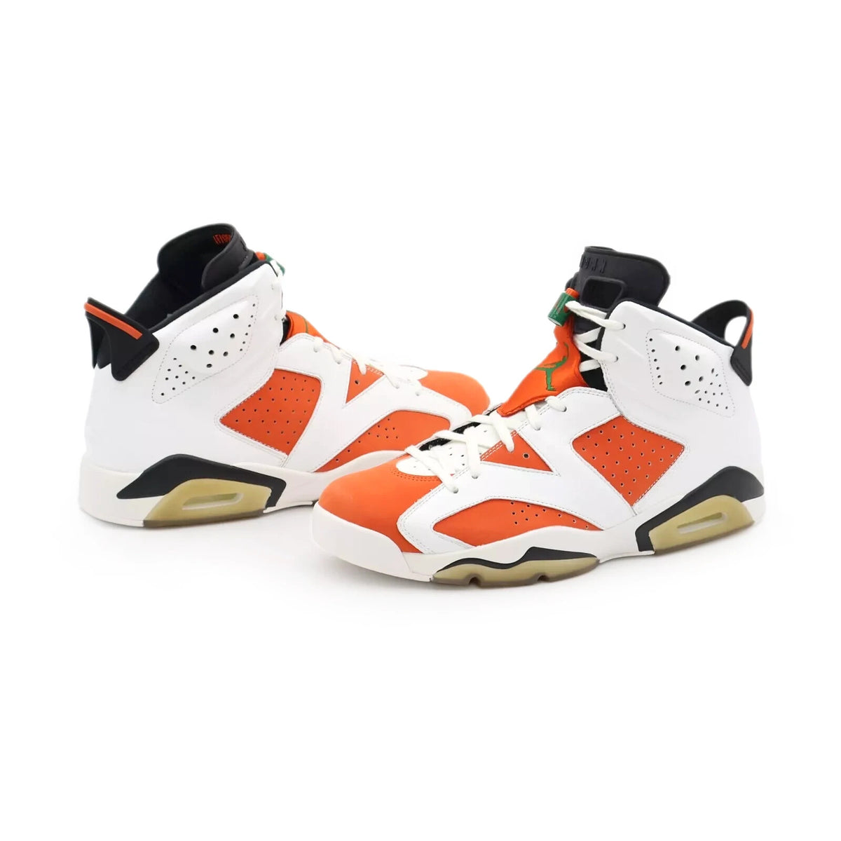 384664-145 Nike Air Jordan 6 Retro Gatorade Like Mike White Team Orange (Men's)