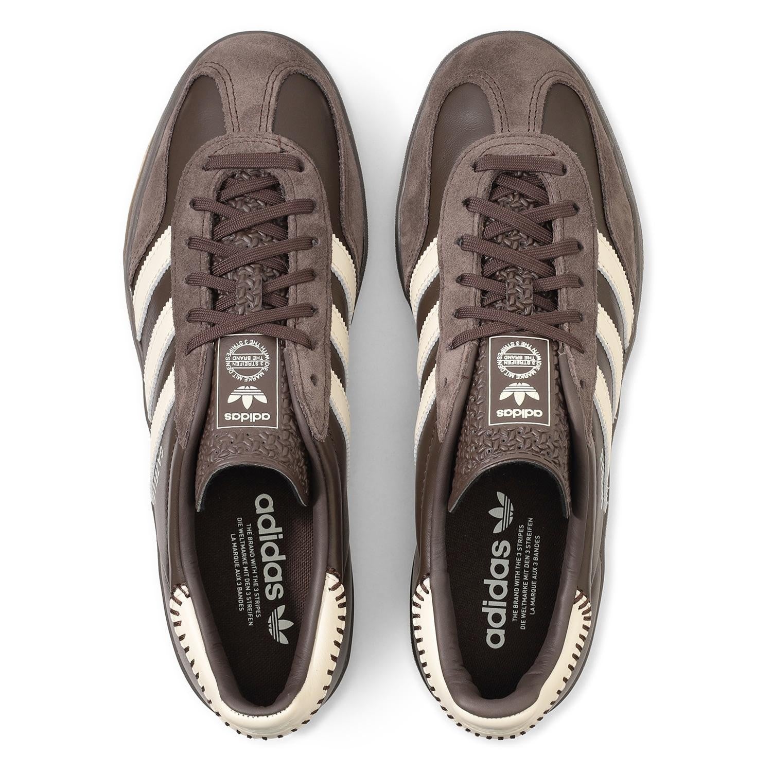 JQ1747 adidas Originals Gazelle Indoor Dark Brown Wonder White Dark Brown (Men's
