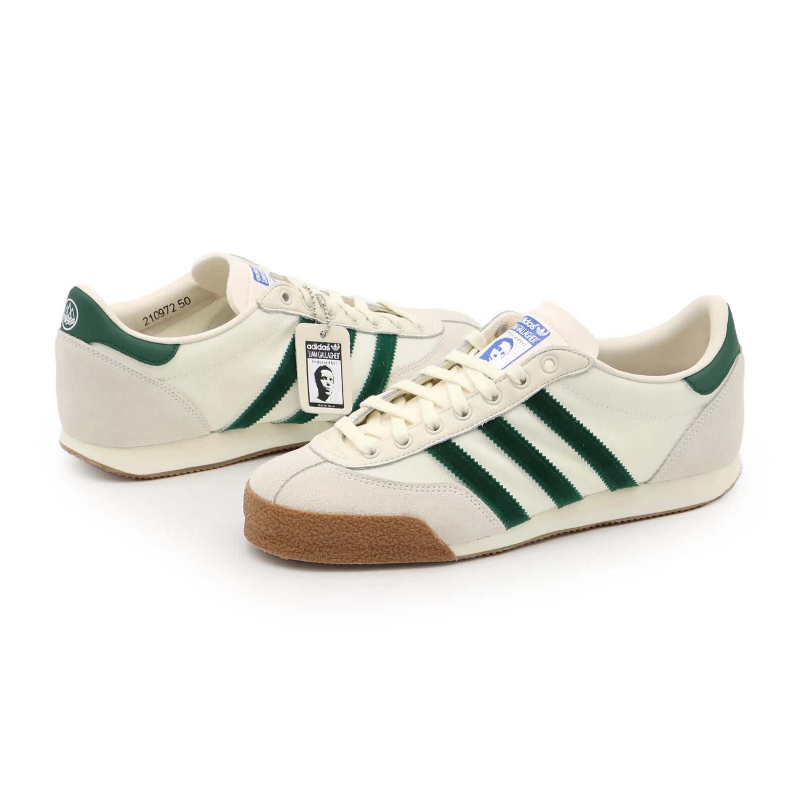 IF8358 Liam Gallagher adidas LG2 SPZL College Bottle Green Cream White (Men's)