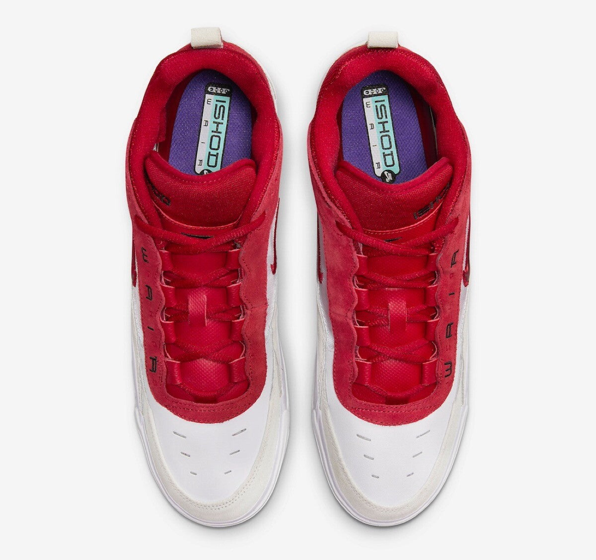 FB2393-100 Nike SB Ishod 2 White Summit White Varsity Red
