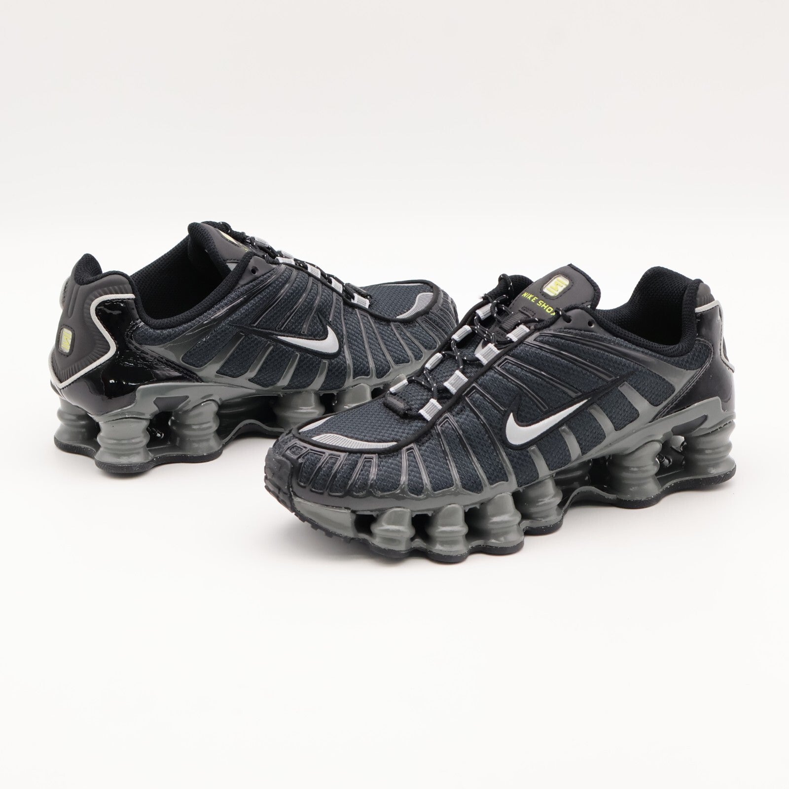 FV0939-001 Nike Shox TL Black Metallic Silver Iron Grey Silver (Women's)