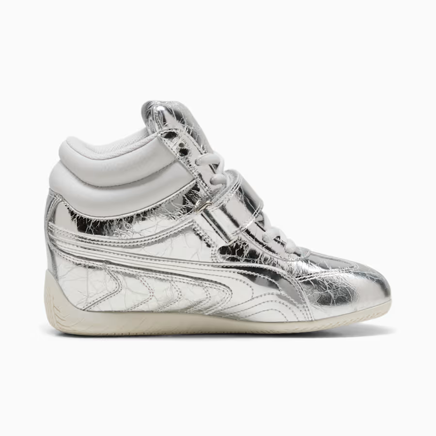 408366-01 Puma Speedcat Wedge Luster "Puma Silver/Vapor Gray" (Women's)