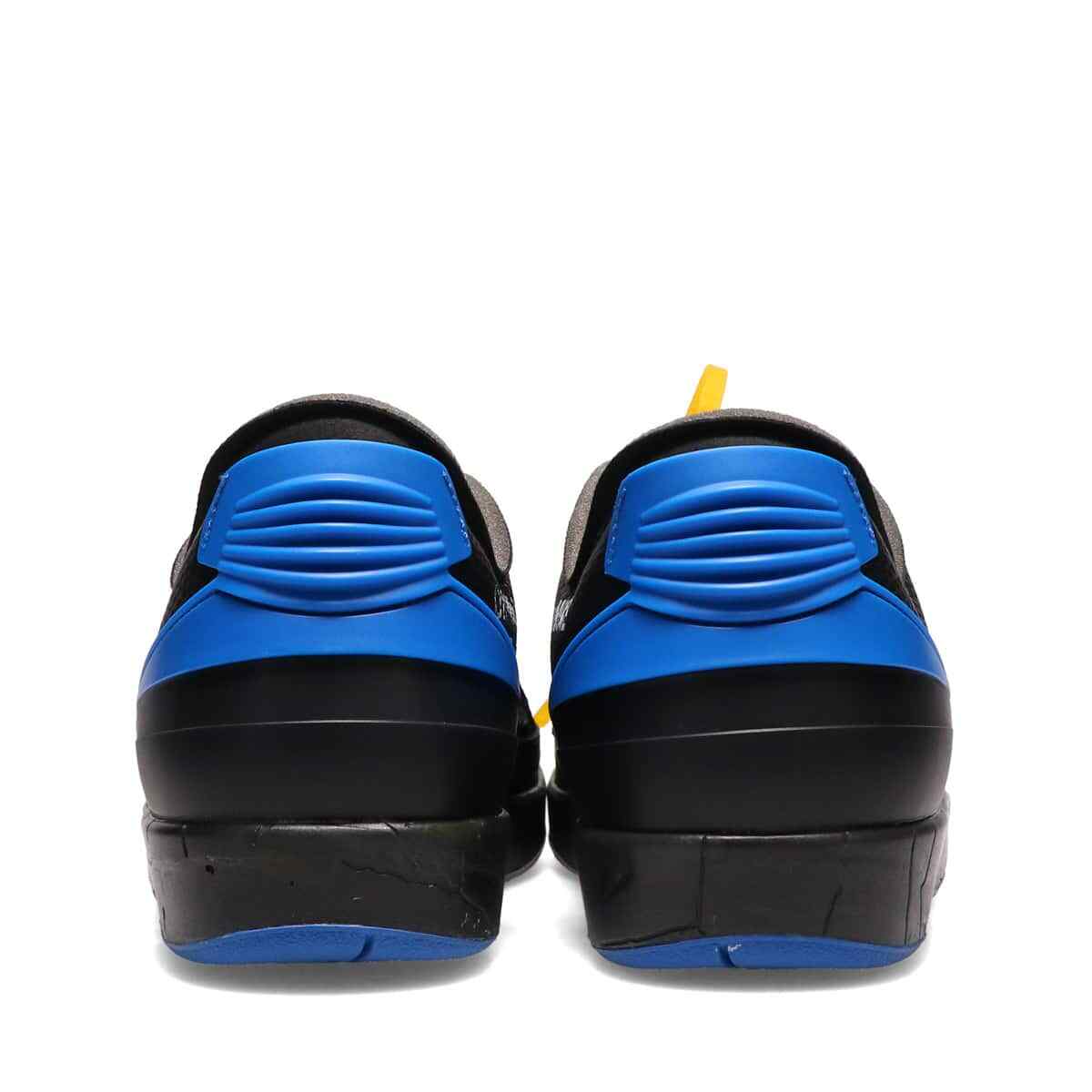 DJ4375-004 Off-White Ã Nike Air Jordan 2 Low  Black and Varsity Royal (Men's)