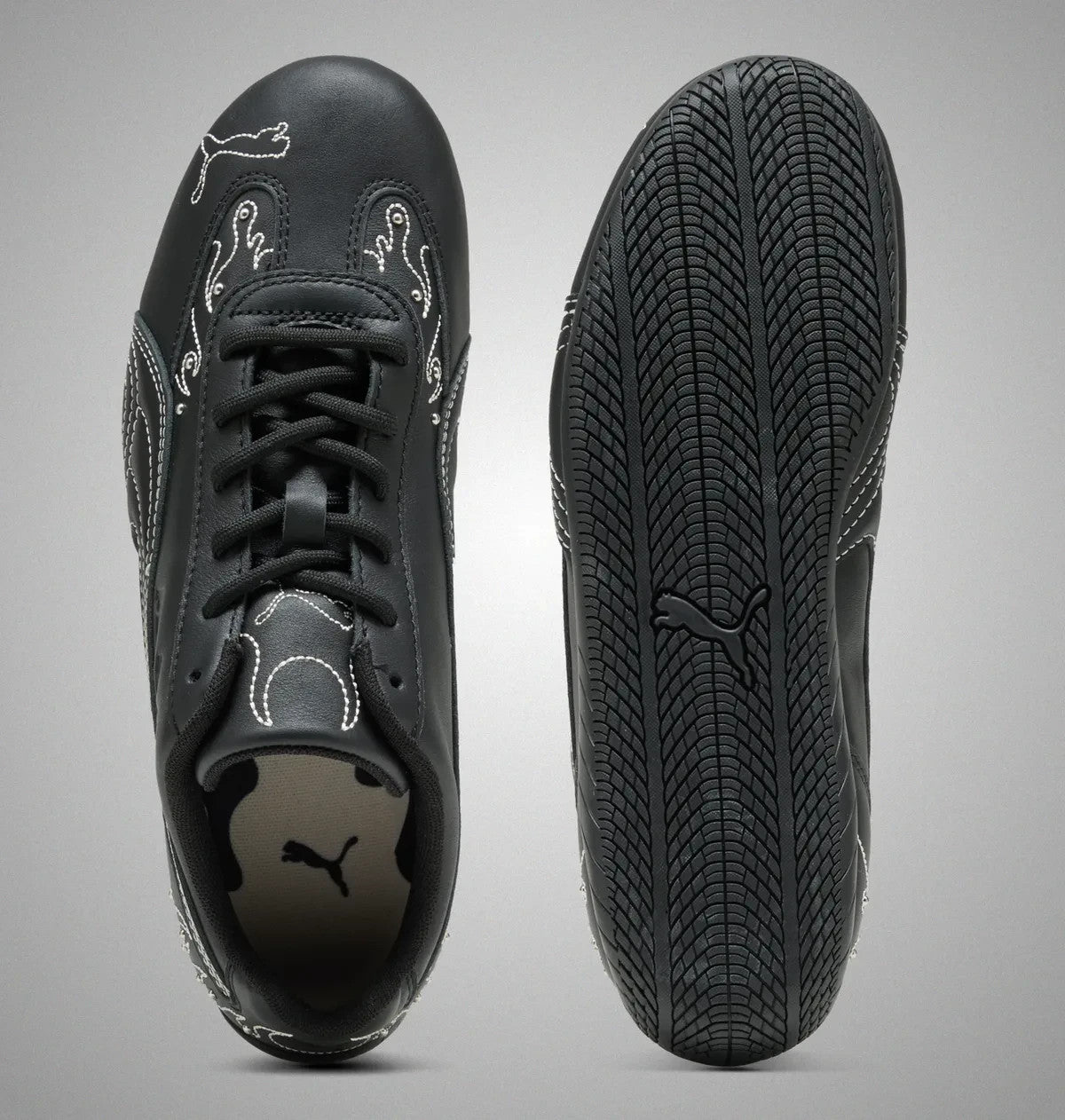 407256-01 Puma Speedcat Embellished "PUMA Black/Frosted Ivory" (Men's)