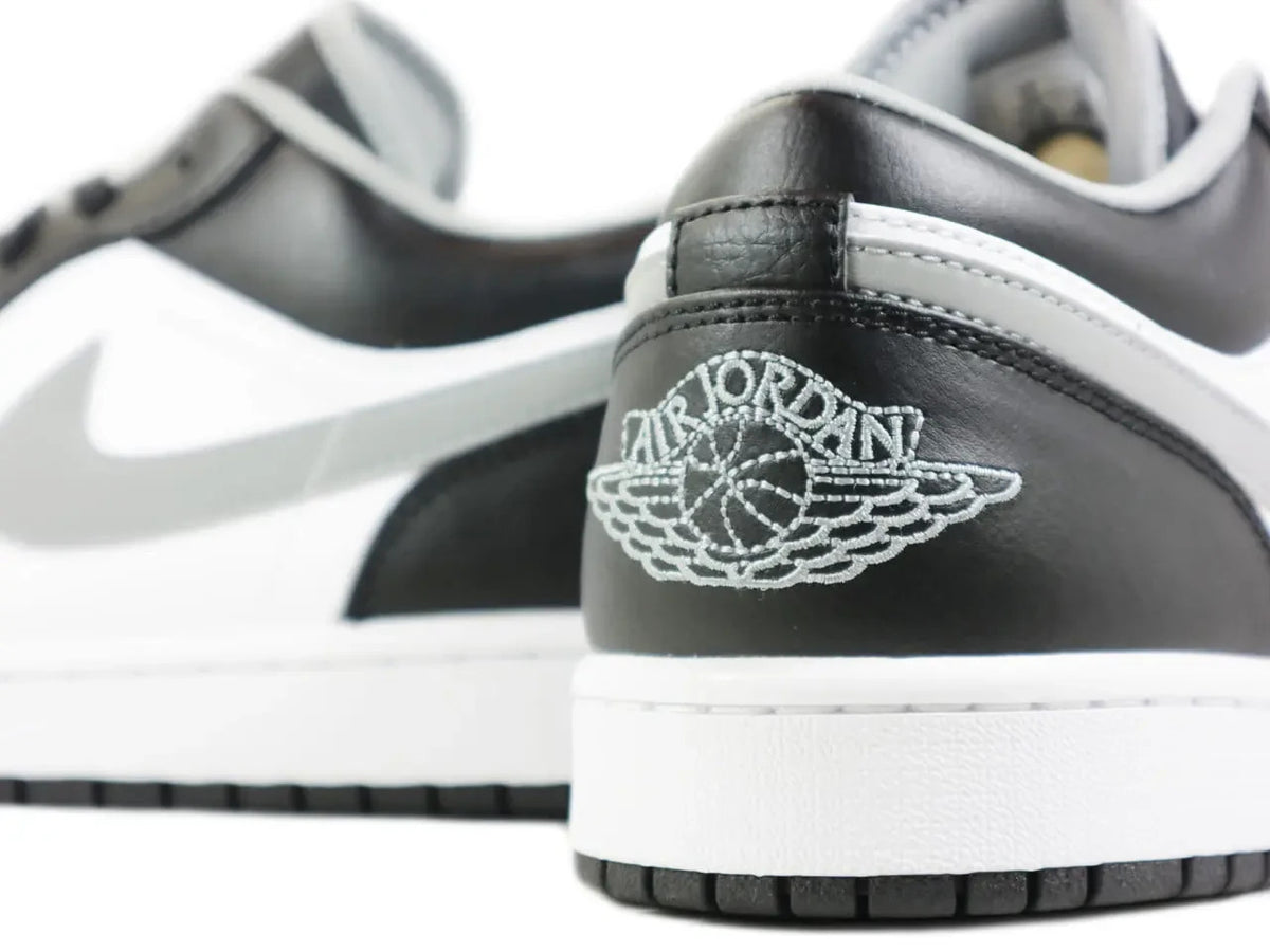 553558-040 Nike Air Jordan 1 Low Grey Black (Men's)