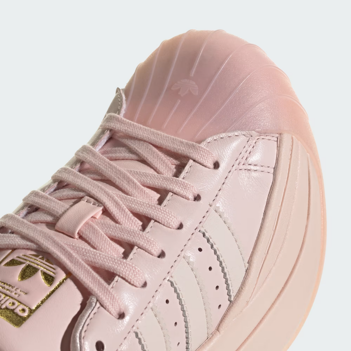 IH4518 adidas Superstar Bold Sandy Pink Wonder Quartz Gold Metallic (Women's)