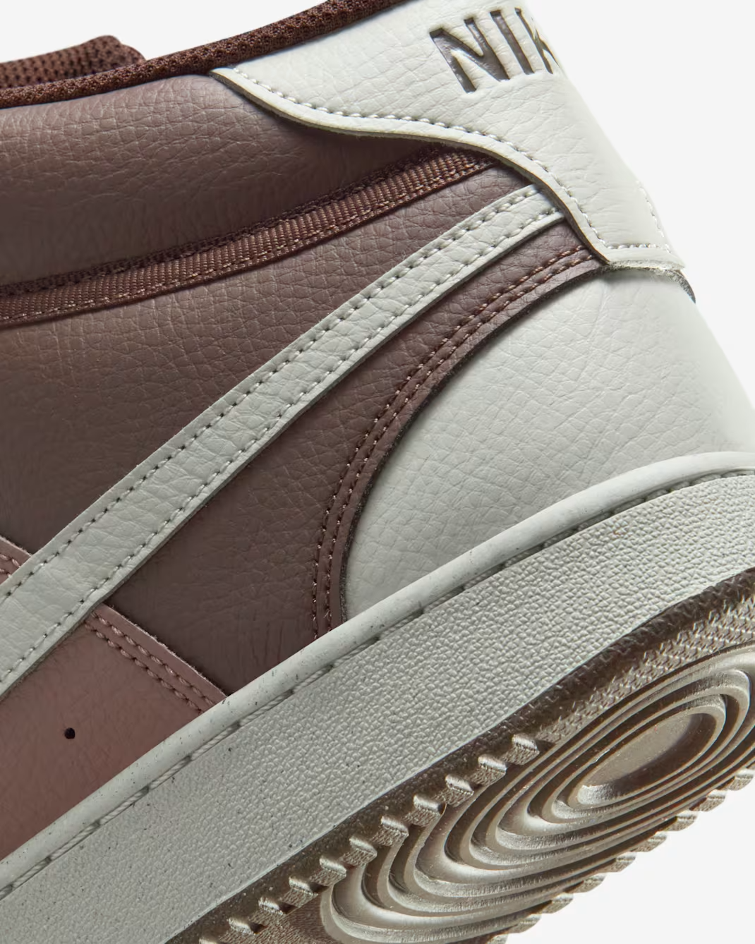 DN3577-200 Nike Court Vision Mid Next Nature Baroque Brown Light Bone (Men's)