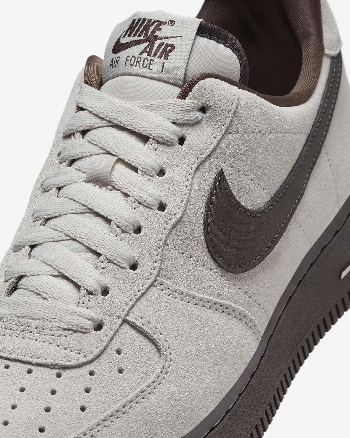 HQ3485-104 Nike Air Force 1 '07 Light Orewood Brown Baroque Brown (Women's)