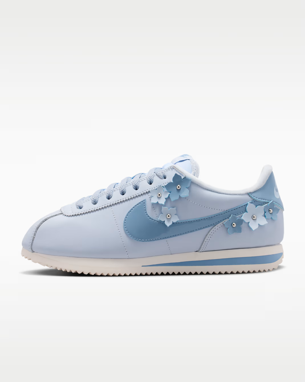 IV5675-400 Nike Cortez Leather "Hydrogen Blue/Sail" (Women's)