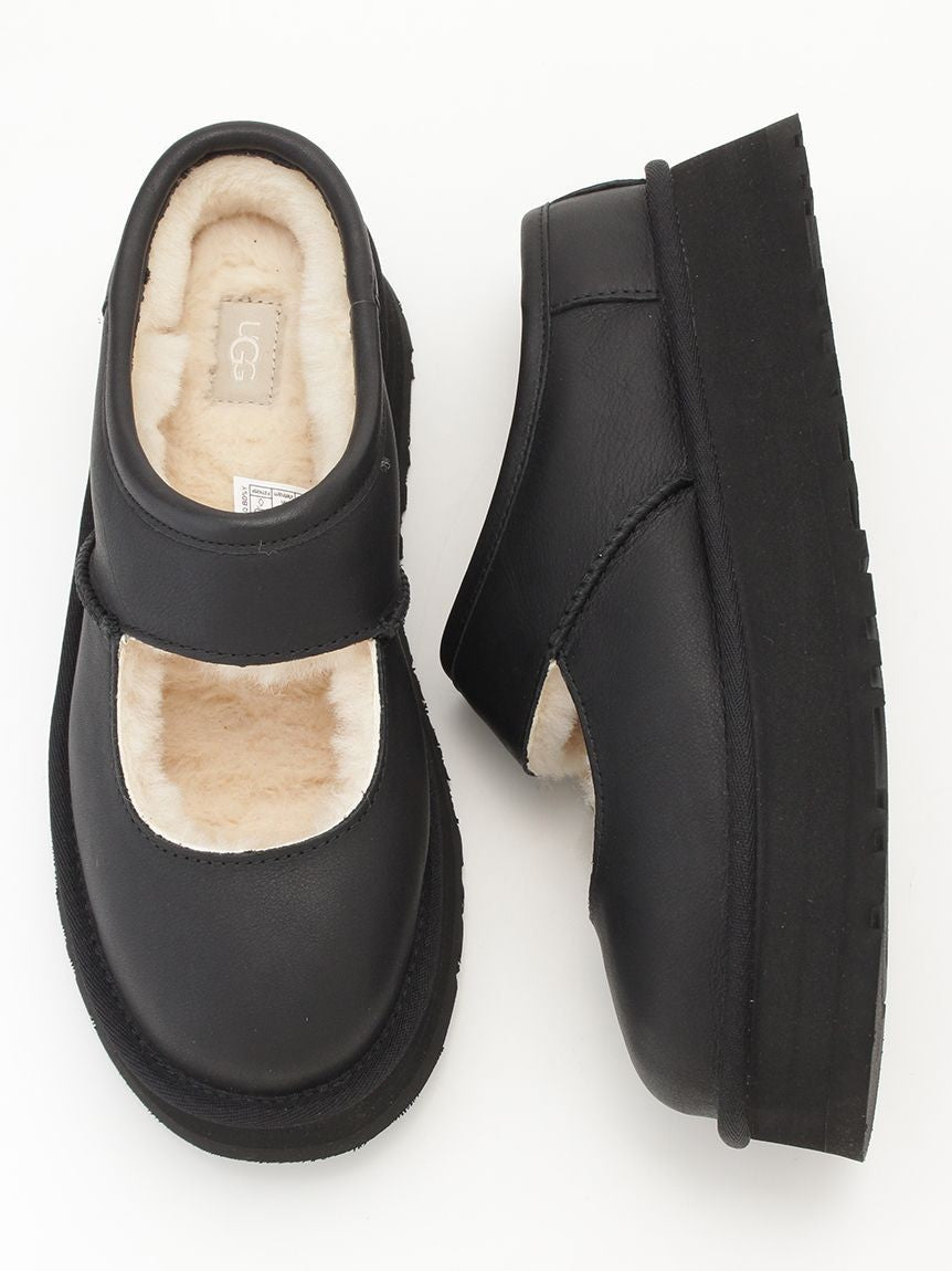 1172871-BLK UGG Bea Mary Jane Leather Black (Women's)