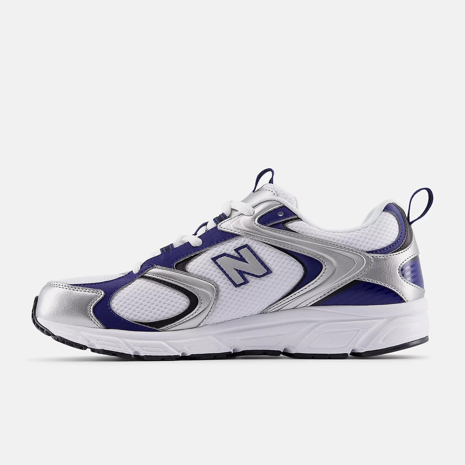 U40825M New Balance 408 "White/Silver Metallic And Blue Oyster"