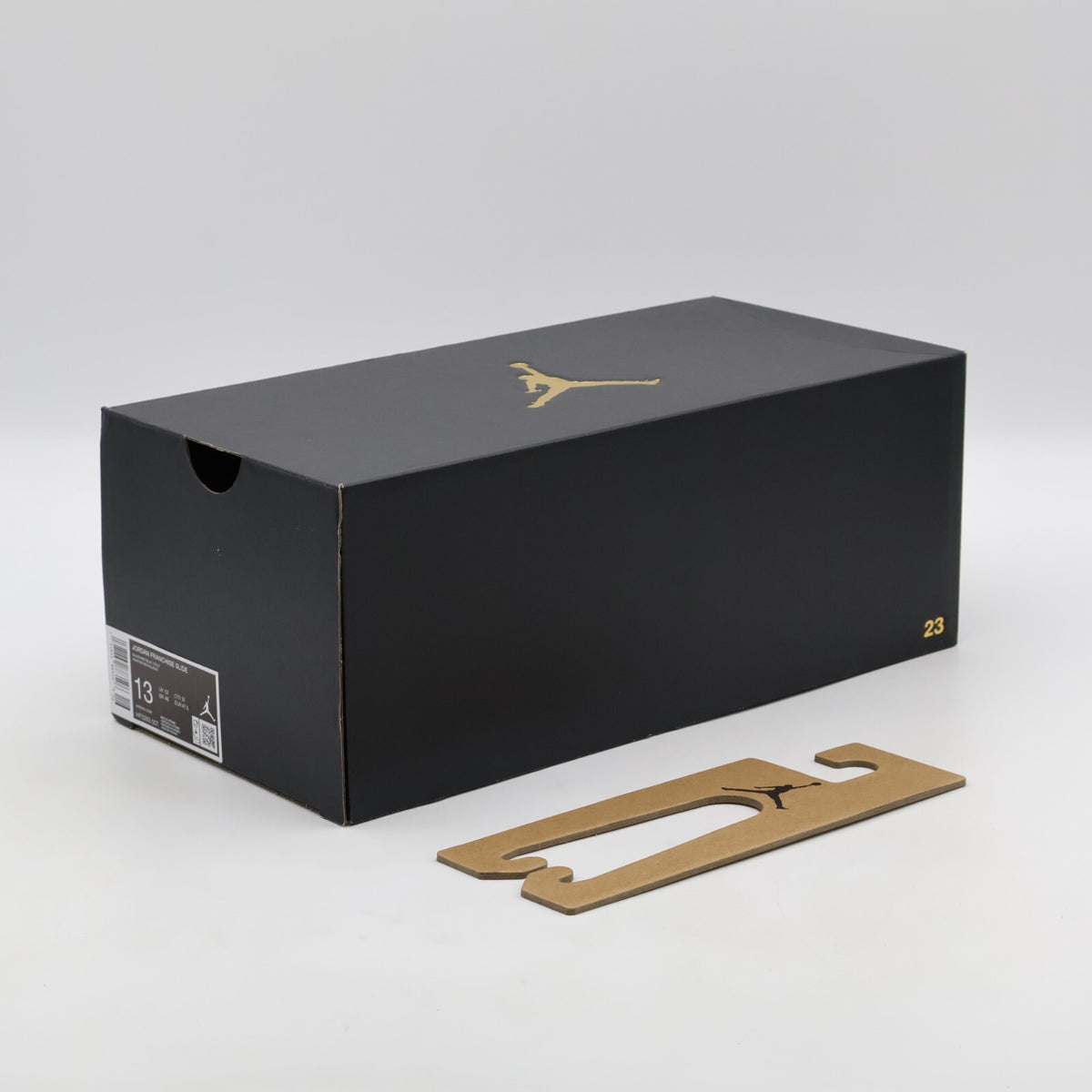 HF3263-007 Nike Jordan Franchise Slides Black Metallic Gold (Men's)