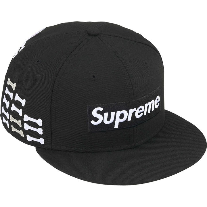 Supreme Bones Box Logo New Era Black