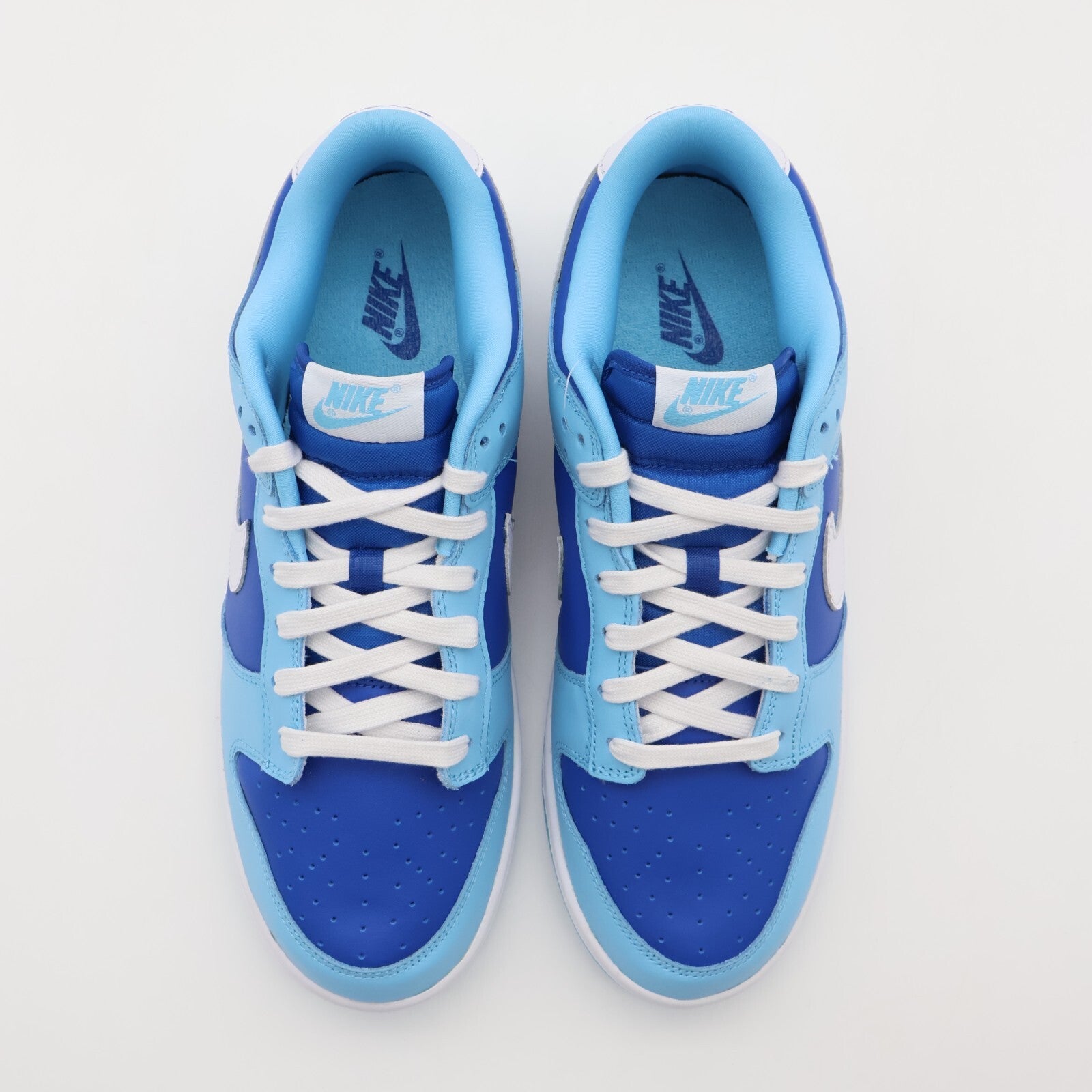 DM0121-400 Nike Dunk Low Retro Qs Argon Blue White Sax Royal Navy Aqua (Men's)
