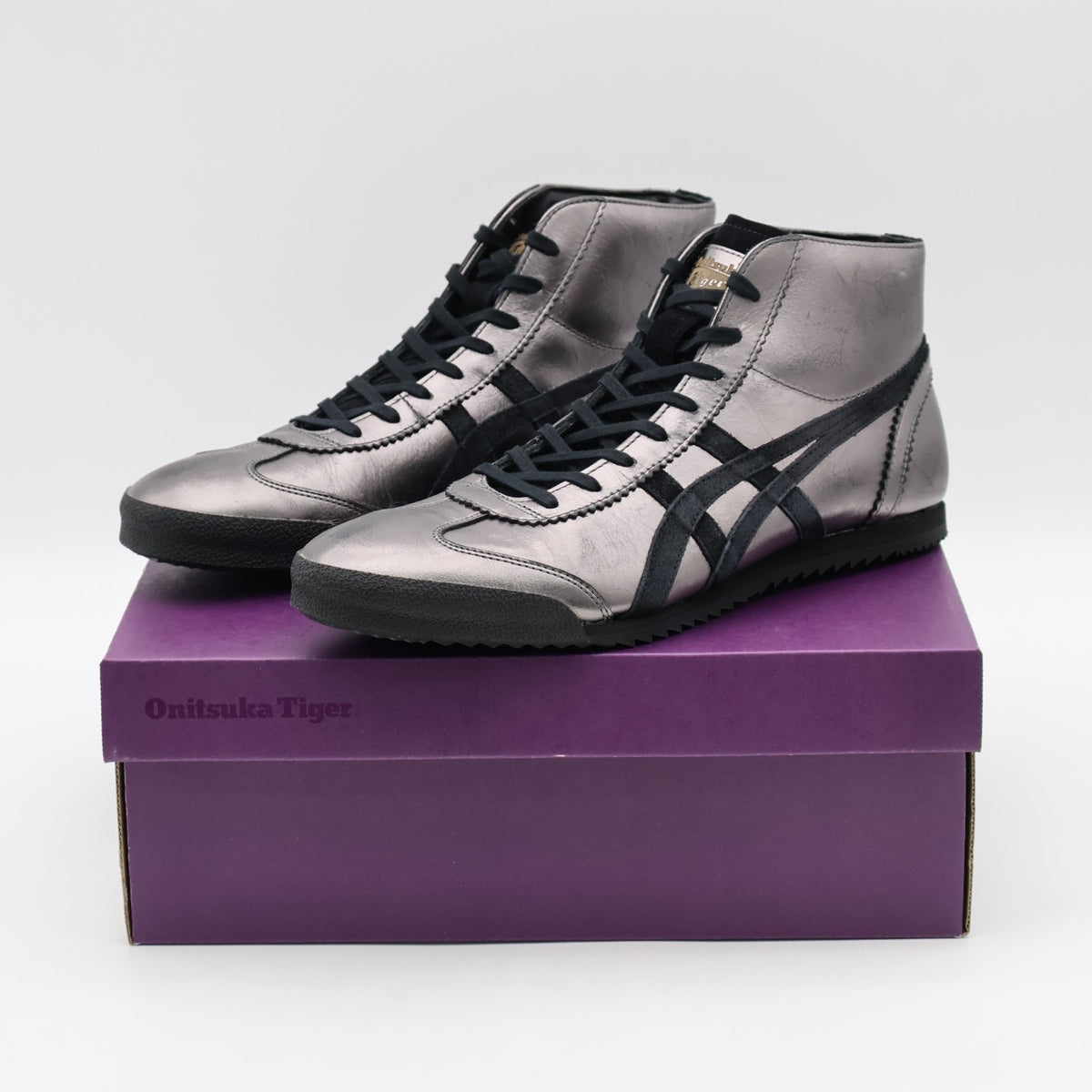 1181A608-021 Onitsuka Tiger NIPPON MADE Mexico Mid Runner Deluxe Gunmetal (Men's