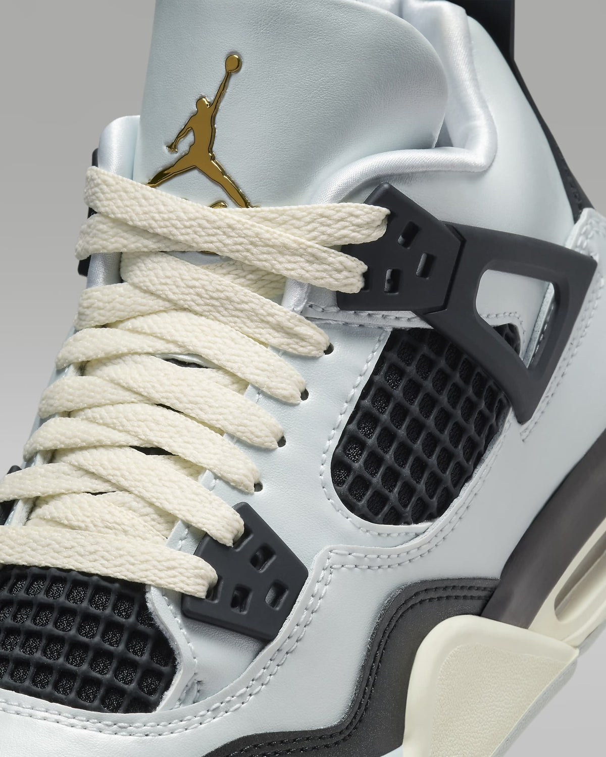 FZ8585-070 Nike GS Air Jordan 4 Retro Pure Platinum