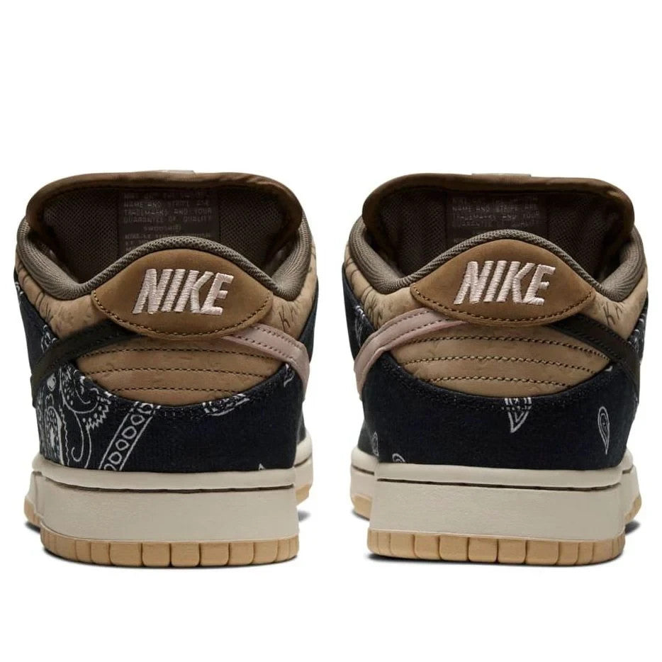 CT5053-001 Travis Scott Ã Nike SB Dunk Low "Black/Parachute Beige" (Men's)