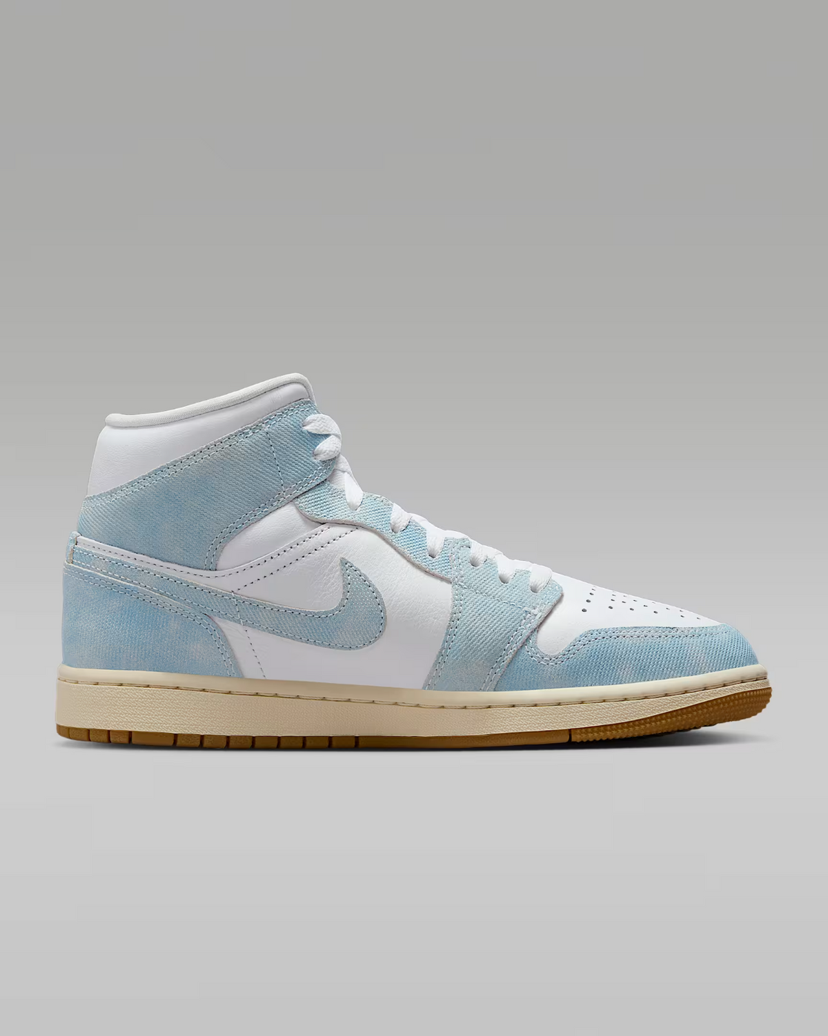 HQ2005-100 Nike  Air Jordan 1 Mid Denim Gum (Women's)