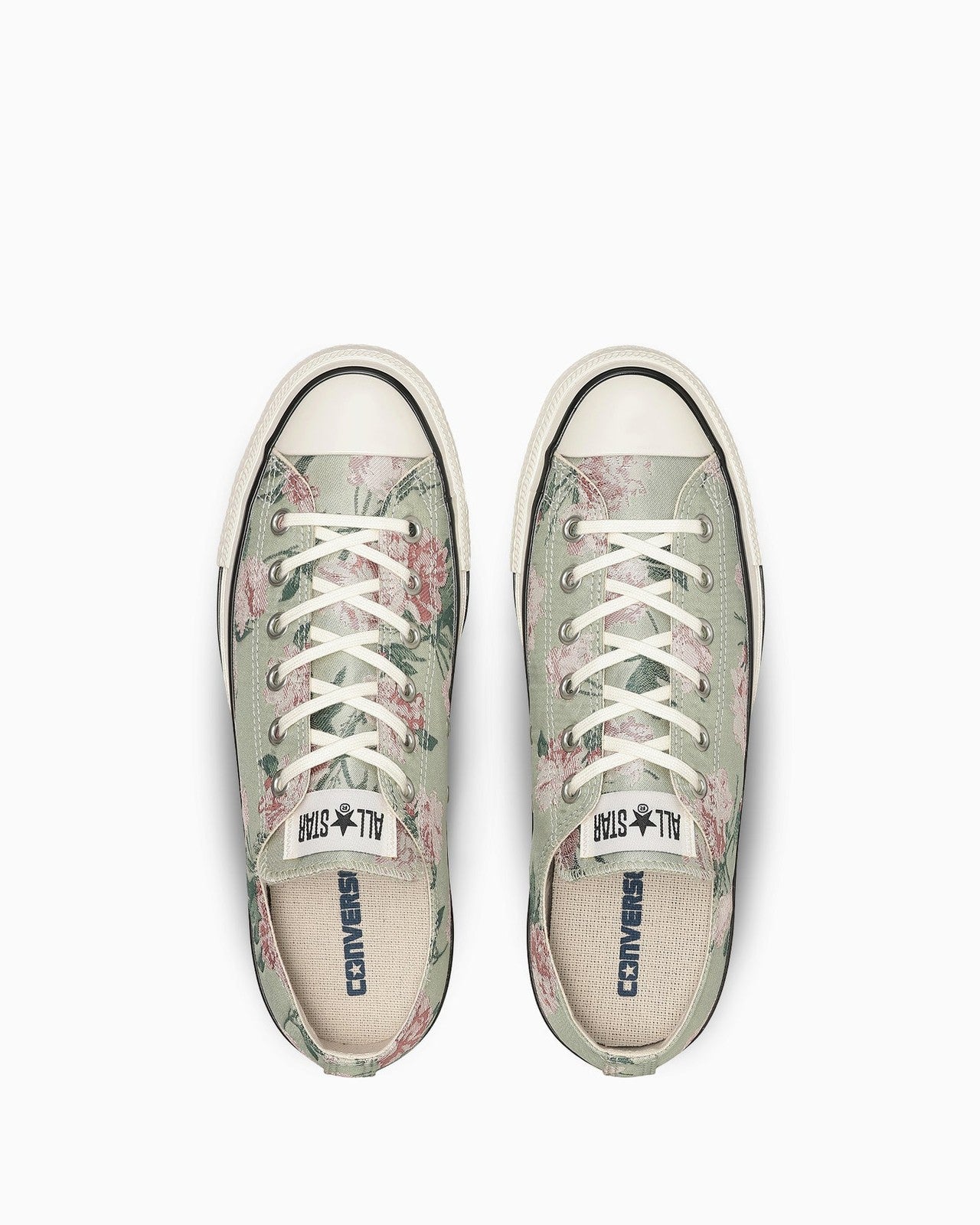 31318091 Converse All Star Aged FJ OX Smoky GreenClassic Pink (Men's)